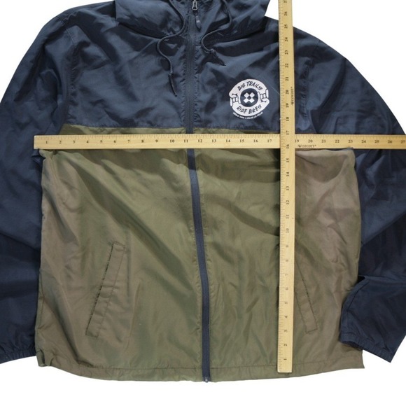 Versus Tires x Vital MTB Jacket Mountain Biking Windbreaker Men XL Navy Green - Picture 5 of 10